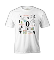 Matematik - Aritmetik Beyaz Erkek Tshirt