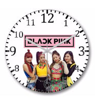 Blackpink   Duvar     Saati Bombeli Gercek Cam
