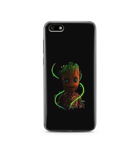 Baby Groot Tasarım Süper Şeffaf Silikon Telefon Kılıfı Huawei Y5 2018