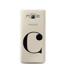 Samsung A7 (2015) Harf Tasarımlı Telefon Kılıfı C-Harfi 