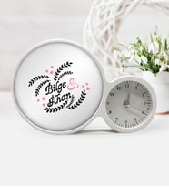 BK Gift Kişiye Özel Sevgililer Günü Saatli Sihirli Led Ayna Çerçeve  31
