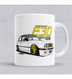 BMW E30 Beauty Kupa Bardak Porselen