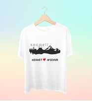 Şehrinize Özel İsim Baskılı Siluet Tshirt