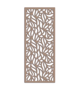 Liar Ahşap Seperatör (Paravan) - KSP26 - (85 x 210 cm) - (18 mm) - (Beyaz) (Renksiz)