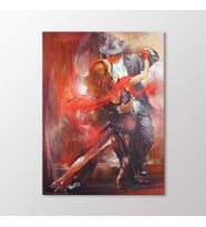 Arty Tablo Tango Yapan Çift Tablo (Karışık)