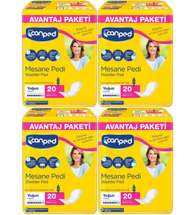 Canped Mesane Pedi Avantaj Pk Klasik L-Büyük Boy Yoğun 80 Adet