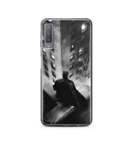 Batman Tasarım Süper Şeffaf Silikon Telefon Kılıfı Samsung A7 (2017)