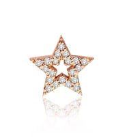 Pırlanta Yıldız Tragus Küpe (Rose)