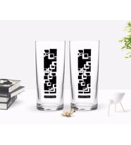 BK Gift Kişiye Özel Renkli Baskılı İsimli Tasarımlı İkili Rakı Bardağı Seti-121 (Beyaz)