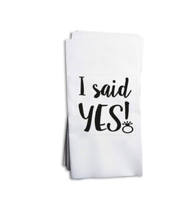 I Said Yes Peçete Baskı 25 Adet