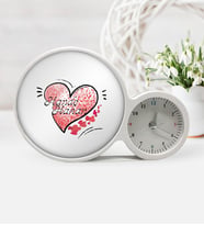 BK Gift Kişiye Özel Sevgililer Günü Saatli Sihirli Led Ayna Çerçeve  6