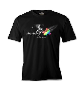 Pink Floyd - In Clouds Siyah Erkek Tshirt