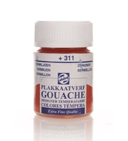 TALENS GOUACHE JAR 16ML VERMILION
