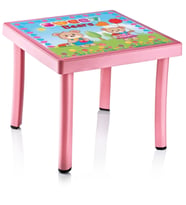 Çocuk Masası Desenli 50x50 Plastik Masa