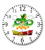 Camiseta Shenlong Dragon Ball Duvar Saati Bombeli Gercek Cam