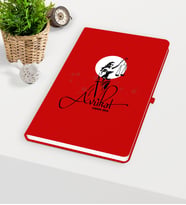 BK Gift Kişiye Özel Avukat Temalı Kırmızı Defter - 10