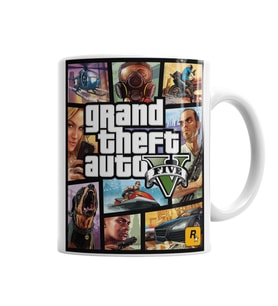 Grand Theft Auto 5 Gta V  Kupa  Bardak Porselen