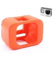 GoPro Hero 4 İçin Yüzen Şamandıra Silikon Koruma Çerçeve Kılıf 