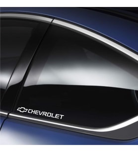 Chevrolet Araba Arka Cam Araç Sticker Yapıştırma 2Adet