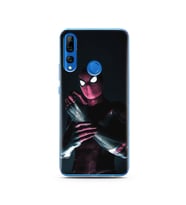 Örümcek Adam Tasarım Süper Şeffaf Silikon Telefon Kılıfı Huawei Y9 Prime 2019
