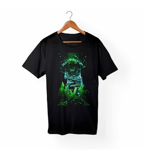 Hulk-Marvel Çocuk Siyah Tişört
