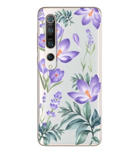 Kış Çiçeği Tasarımlı Süper Şeffaf Silikon Telefon Kılıfı Xiomai Mi10-pro