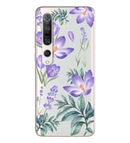 Kış Çiçeği Tasarımlı Süper Şeffaf Silikon Telefon Kılıfı Xiomai Mi10-pro