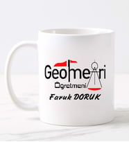 Geometri Öğretmeni  Kupa (Beyaz)