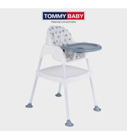 TommyBaby 2020 Ergocha Mama Sandalyesi,Pedli Çocuk Çalışma Masası (Gri)