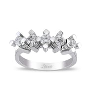 0.81 Ct Pırlanta Beştaş Yüzük