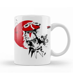 Mononoke Sumi Kupa Bardak Porselen