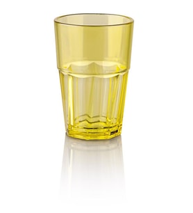 Plastport Kırılmaz Bardak - Sarı 300 ml - 6 Adet (Sedef)