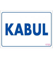 SÖNSAN UYARI LEVHALARI "KABUL" PVC 17,5*25