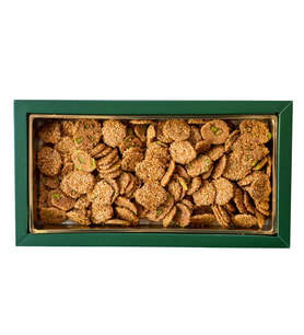 Susamlı Antep Fıstıklı Barazek Çıtır Kurabiye 500g