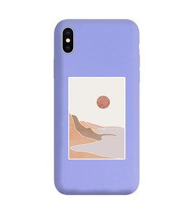 Lila Lansman Telefon Kılıfı Iphone Xs Max