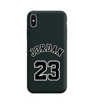 Iphone Xs Air Jordan Tasarımlı Siyah Lansman Telefon Kılıfı