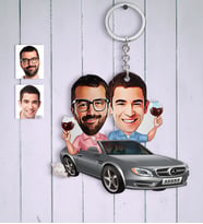 BK Gift Kişiye Özel Kankalar Karikatür Anahtarlık