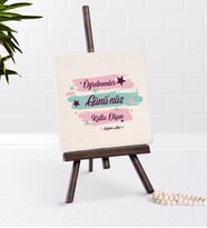 BK Gift Kişiye Özel Öğretmenler Gününüz Kutlu Olsun Şovaleli Doğal Taş-4 (Beyaz)
