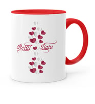 BK Gift Kişiye Özel Sevgililer Günü Temalı Kırmızı Kupa Bardak  30