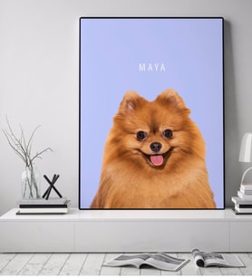 BK Gift Kişiye Özel Evcil Dost Kanvas Tablo 70x100cm-4
