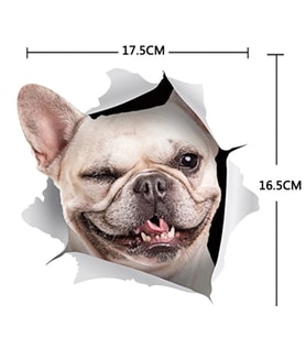 Köpek Araba Oto Sticker Yapıştırma TİP2