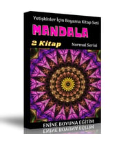 Yetişkinler İçin Boyama Kitap Seti (Orta Seviye)