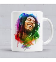 Bob Marley Mutluluğun Rengi Kupa Bardak Porselen