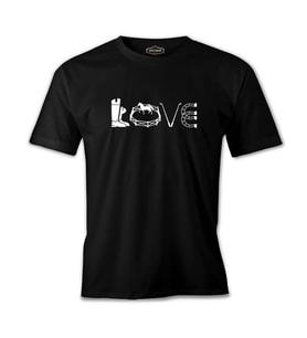At 8 Siyah Erkek Tshirt
