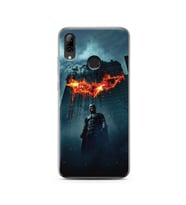 Batman Tasarım Süper Şeffaf Silikon Telefon Kılıfı Huawei PSmart 2019