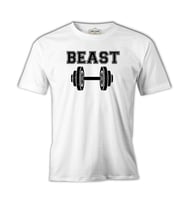 Beauty and the Beast - Beast Beyaz Erkek Tshirt