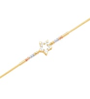 Diamond Line-Gülaylar Altın 14 Ayar Yıldız Bileklik
