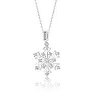 Papatya Silver 925 Ayar Gümüş Kar Tanesi Kolye