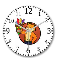 Crash Bandicoot Vault Boy Duvar Saati Bombeli Gercek Cam
