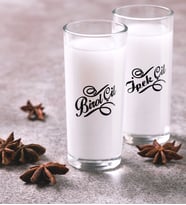 BK Gift Kişiye Özel Renkli Baskılı İsimli İkili Rakı Bardağı Seti-5 (Beyaz)
